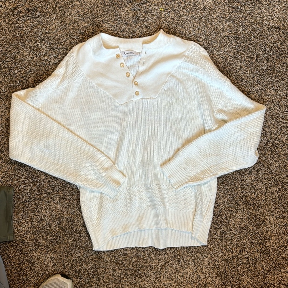 NWOT white sweater